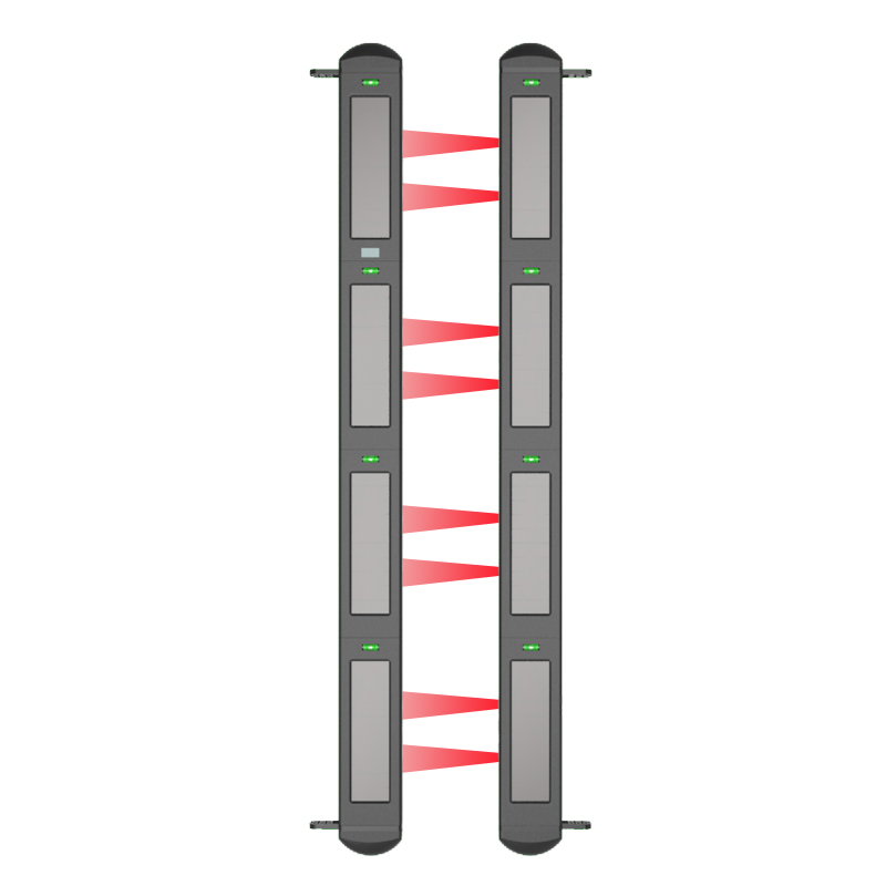 八光束太陽能對射式電子圍欄 HB-T001R8